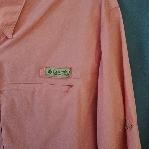 Columbia Pink Long Sleeve Shirt XL(B4) - Picture 4 of 6